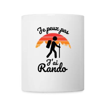 randonnée rando 3 - Mug blanc - blanc - Devant