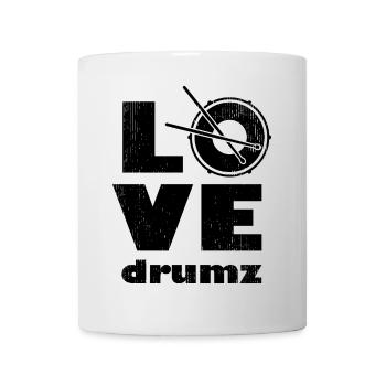 Tambour d’amour - Mug blanc - blanc - Devant