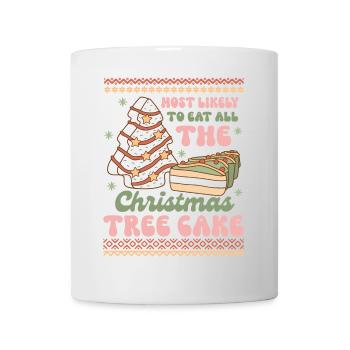 Hässlicher Weihnachtspullover - Tasse - Weiß - Vorne