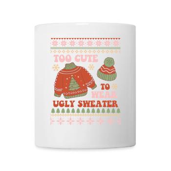 Pull de Noël moche - Mug blanc - blanc - Devant