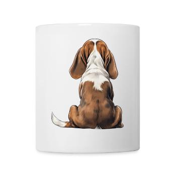 Basset Hound - Mug - white - Front