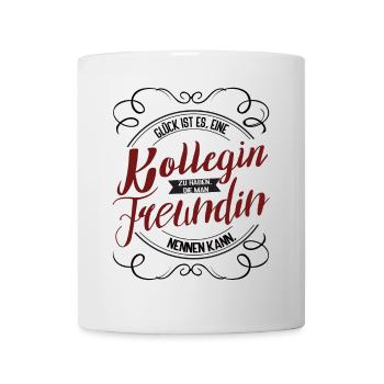 Glück ist eine Kollegin wie dich zu haben - Tasse - Weiß - Vorne