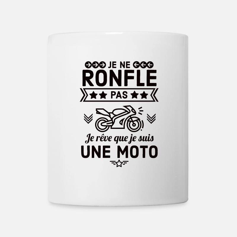 Humour moto motard - Mug blanc - blanc