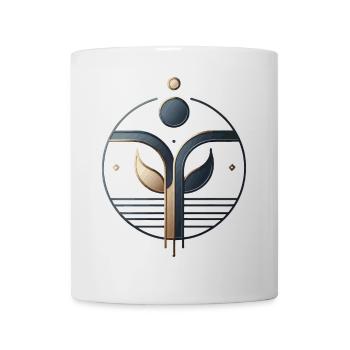 Symbol für organisches Wachstum - Tasse - Weiß - Vorne