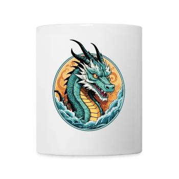 See Drachen - Tasse - Weiß - Vorne