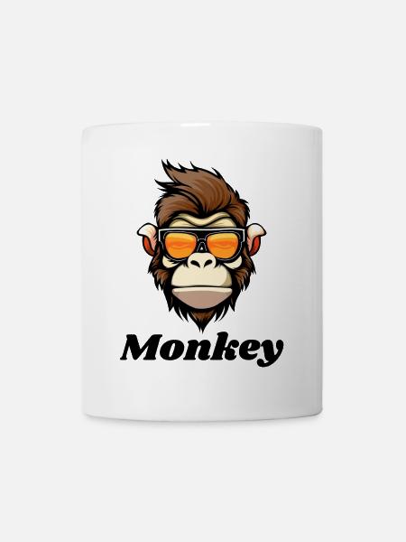 monkey, monkey, primate - Mug - white