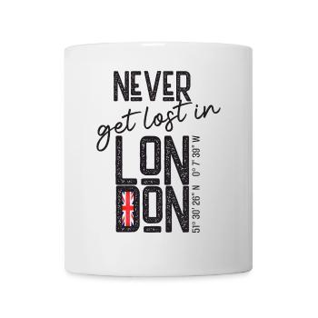 Never get lost in London - Mug - white - Front