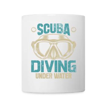 Scuba Diving Under Water Icon Tee - Mug - white - Front
