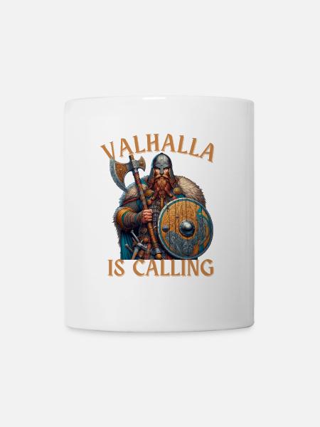 Valhalla is Calling - Tasse - Weiß