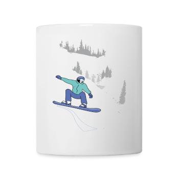 Snowboard, Winter Sports - Mug - white - Front