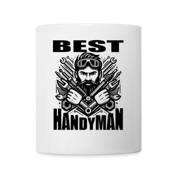 THE BEST HANDYMAN - Mug - white - Front
