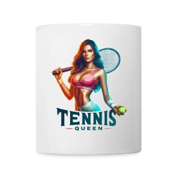 Stärkung der Tenniskönigin - Tasse - Weiß - Vorne