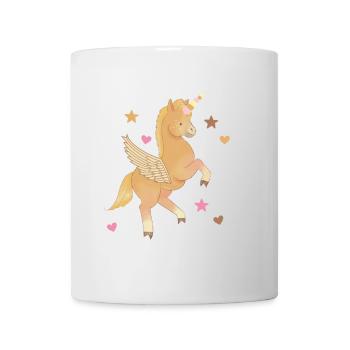 Einhorn, Pferd, Pony, Pegasus - Tasse - Weiß - Vorne