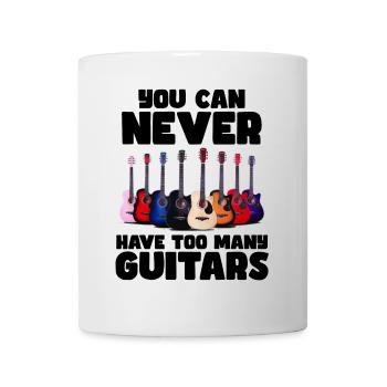 On n’a jamais trop de guitares # - Mug blanc - blanc - Devant