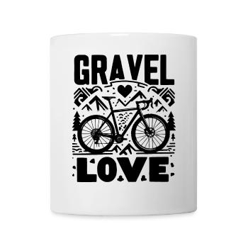 Gravel Love - Gravel Bike - Mug - white - Front