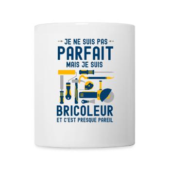 Pas parfait mais bricoleur 4 - Mug blanc - blanc - Devant