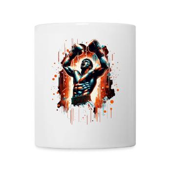 Boxer Victory Pose Victory Pose Boxing Gift - Mug - white - Front