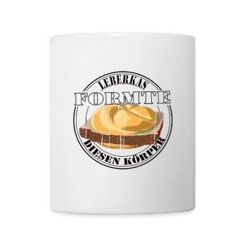 Leberkäs Shaped This Body – Kultessen Humor - Mug - white - Front