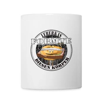 Leberkäs Shaped This Body – Kultessen Humor - Mug - white - Front