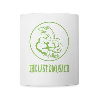 Last Dinosaur - Tasse - Weiß - Vorne