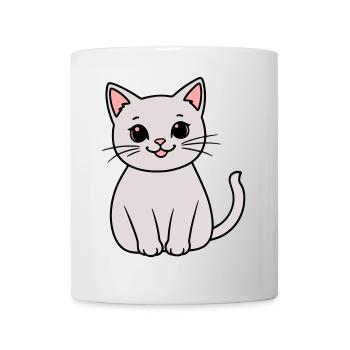 gray kitten - Mug - white - Front