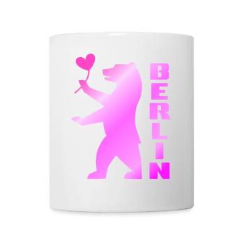 Berlin Bär mit Herz - Tasse - Weiß - Vorne