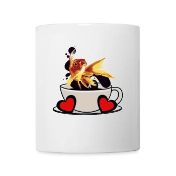 Coffee Break Fish Caffeine Refreshment Fantasy - Mug - white - Front