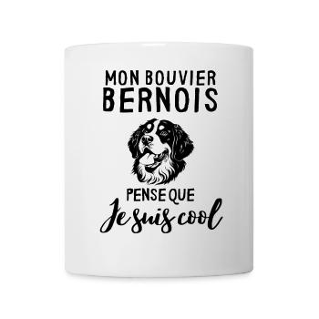 Chien de race bouvier bernois - Mug blanc - blanc - Devant