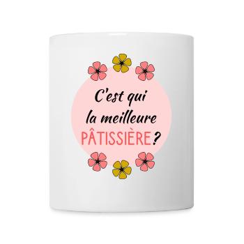 PATISSIERE - Mug blanc - blanc - Devant