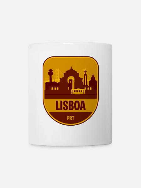 Tramway de la Skyline de Lisboa - Mug blanc - blanc
