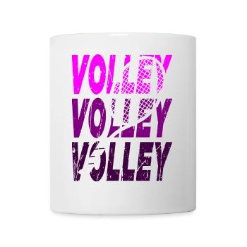 Tennis Volley favorite Shot Lieblings Schlag Tasse - Tasse - Weiß - Vorne