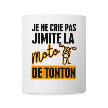I'm not screaming I'm imitating Uncle's Motorcycle - Mug - white - Front