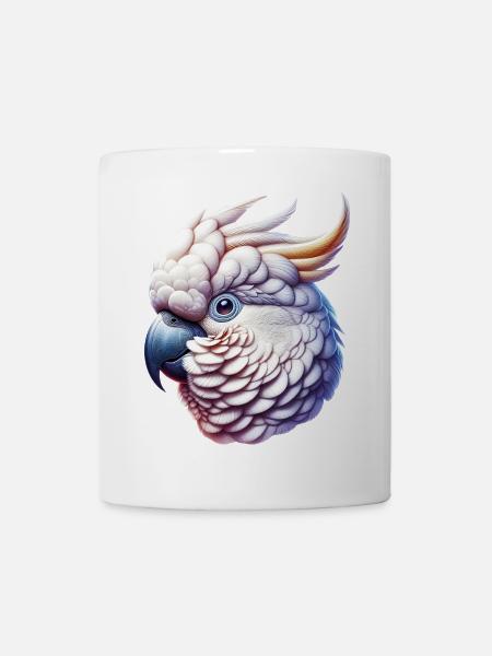 Kakadu-Papagei - Tasse - Weiß