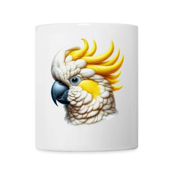 Kakadu-Papagei - Tasse - Weiß - Vorne