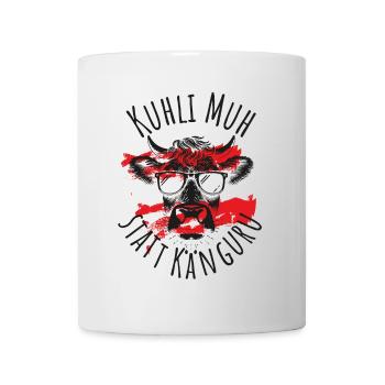 kuhli muh statt känguru mundart sprüche österreich - Tasse - Weiß - Vorne
