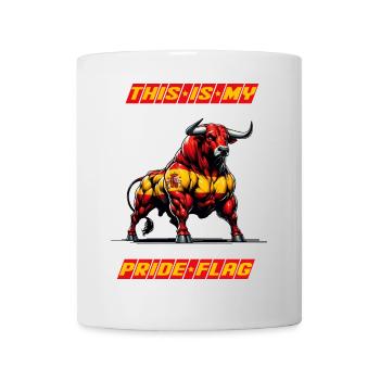 This is my pride flag Spain - Mug - white - Front