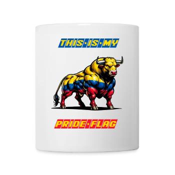 This is my pride flag Colombia - Mug - white - Front