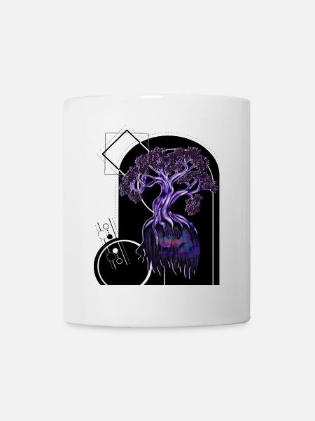 Mystic Tree – Spiritual Illustration - Mug - white