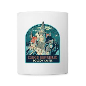 Illustration Bouzov Castle, Czech Republic - Mug - white - Front