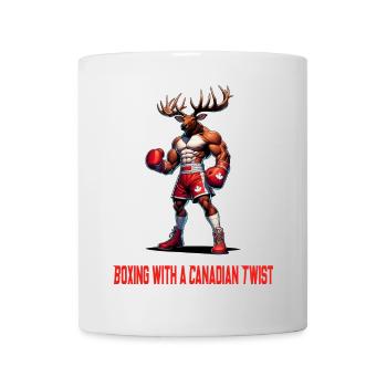 Canada elk box design - Mug - white - Front