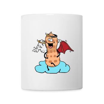 Celestial Peanut Angel Little Devil Cloud Nut - Mug - white - Front