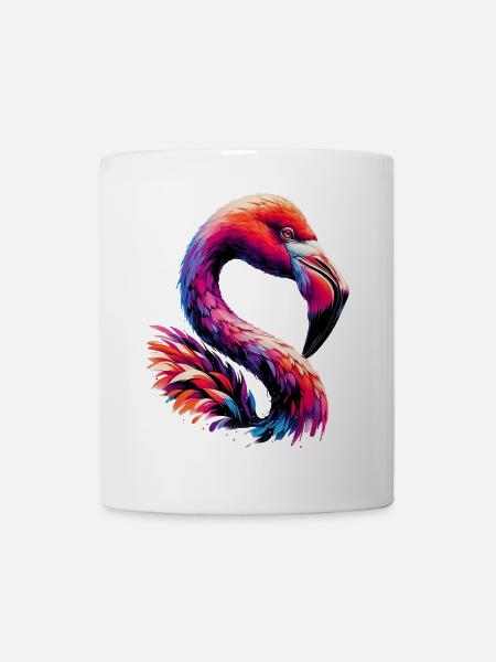 Flamingo - Tasse - Weiß