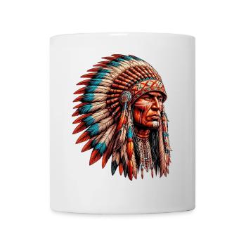 Amérindien Peau rouge d’Amérique - Mug blanc - blanc - Devant