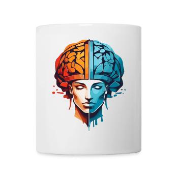 Women Thinking - Mug - white - Front