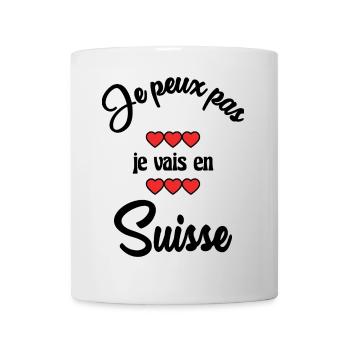SWITZERLAND. I CAN'T - Mug - white - Front