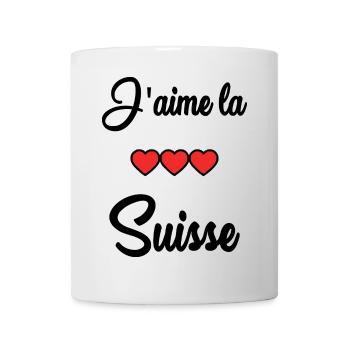 SWITZERLAND. HUMOR. COUNTRY. FLAG - Mug - white - Front
