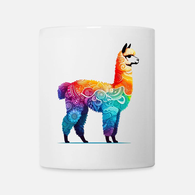 Alpaka - Tasse - Weiß