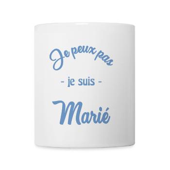 MARIE. FUTUR MARIE. EVJF. TEAM MARIE - Mug blanc - blanc - Devant