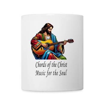 Akkorde des Christus Musik für die Seele Gitarre - Tasse - Weiß - Vorne