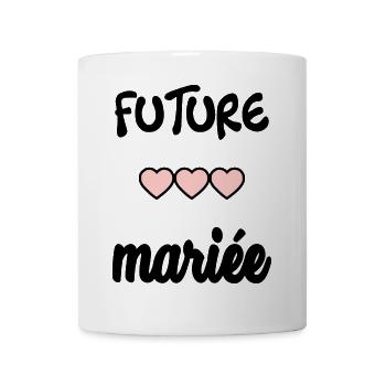 MARIEE. FUTURE MARIEE - Mug blanc - blanc - Devant